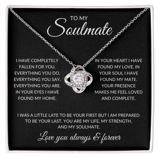 To My Soulmate - In Your Heart I Have Found My Love - Necklace