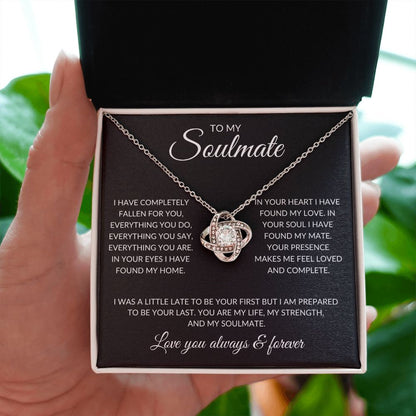 To My Soulmate - In Your Heart I Have Found My Love - Necklace